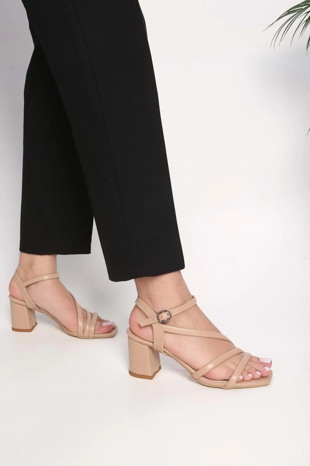 Shoeberry  Damen-Valet-Ten-Schuhe mit dickem Absatz