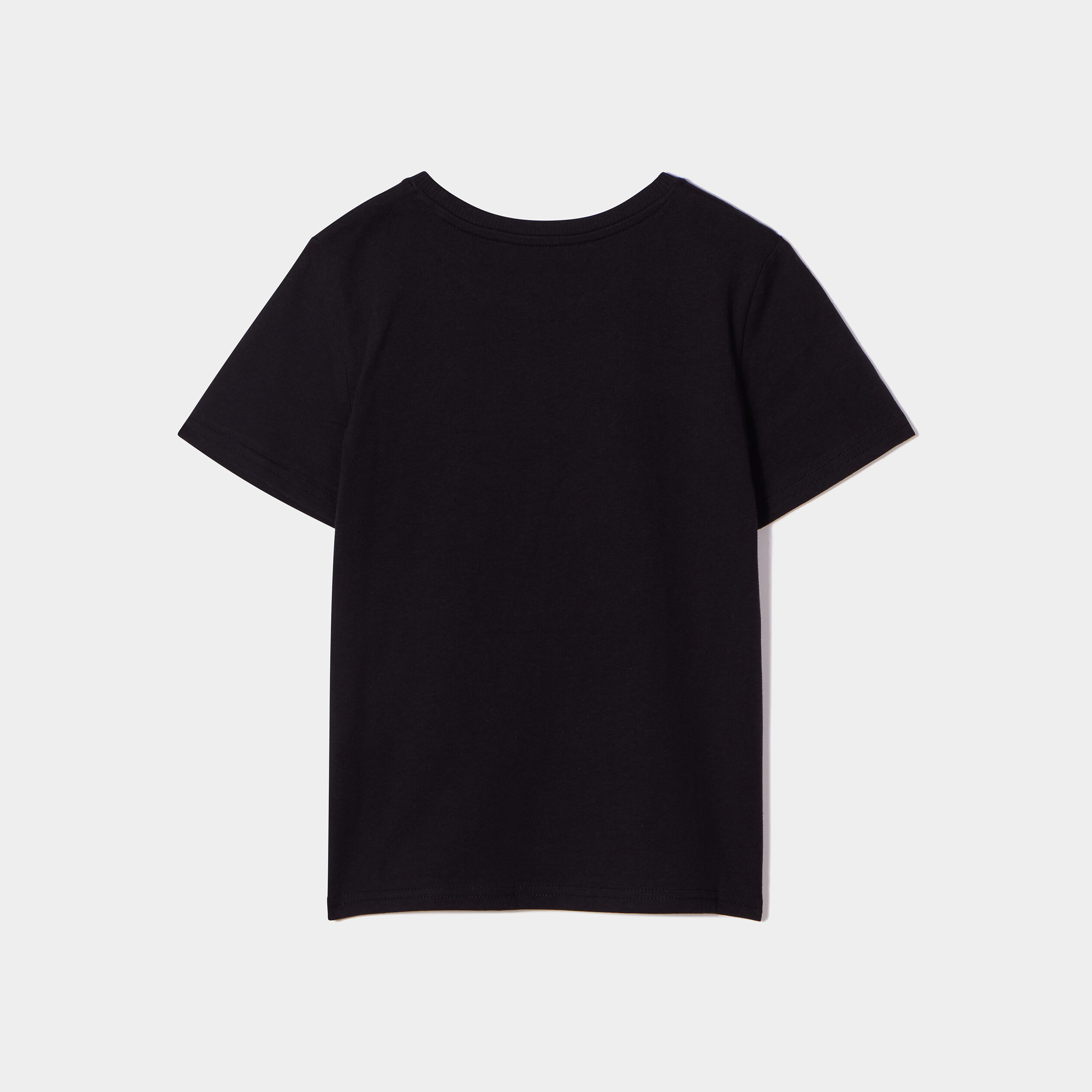 T-shirt col rond manches courtes Liberto noir garçon | La Halle
