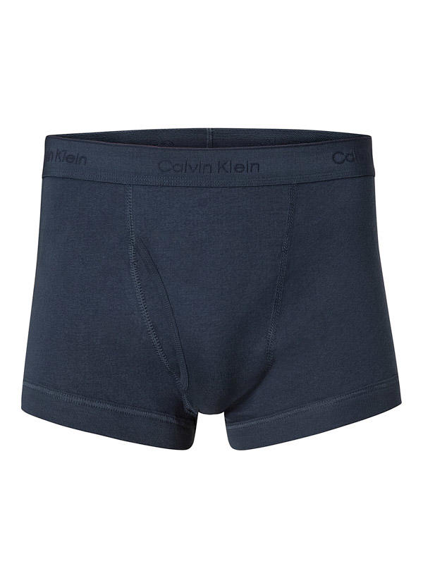 Calvin Klein Underwear, Trunks, Baumwolle, blau-grau