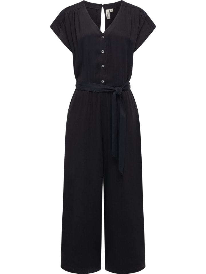 ragwear Jumpsuit Glina in Black günstig kaufen