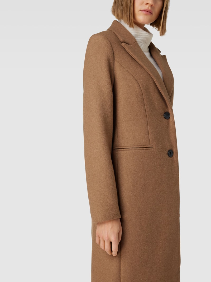 Mantel mit Reverskragen Modell 'BLAZA' in camel