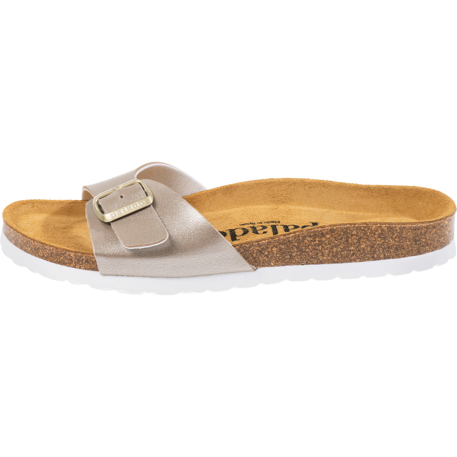 Palado Malta Metallic, Pantoletten, Damen, Metallic Beige Gold