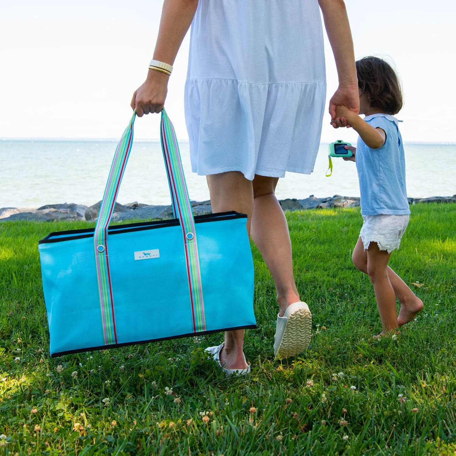 Woven Long Tote Bag X-Large Cabana Boy