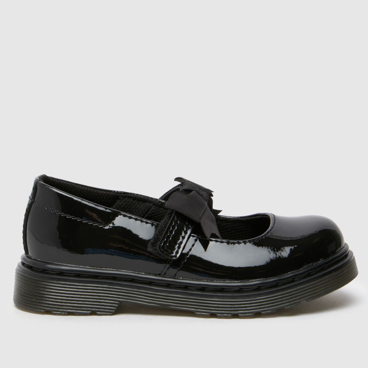 Črni dekliški čevlji Dr. Martens Maccy II za malčke
