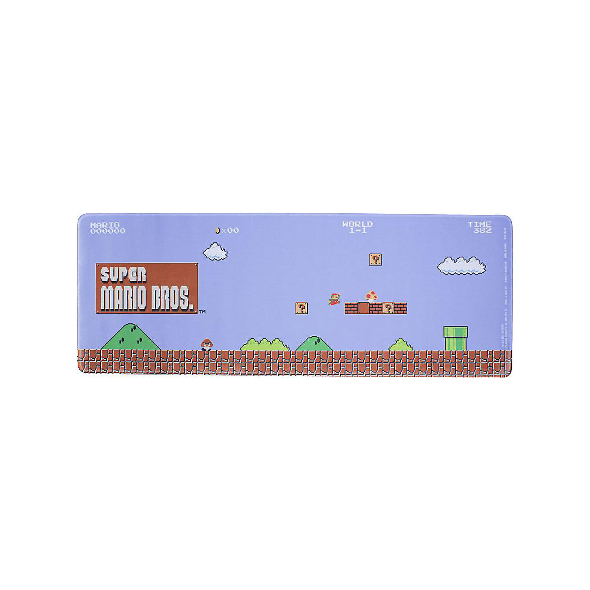 Schreibtischunterlage Mousepad XL Super Mario, 30 x 80 cm