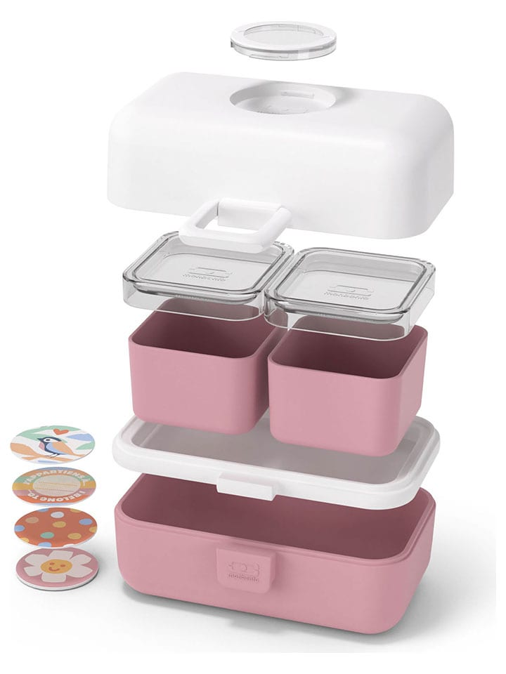 Monbento Lunchbox in Weiß/ Rosa - 800 ml günstig kaufen onesize