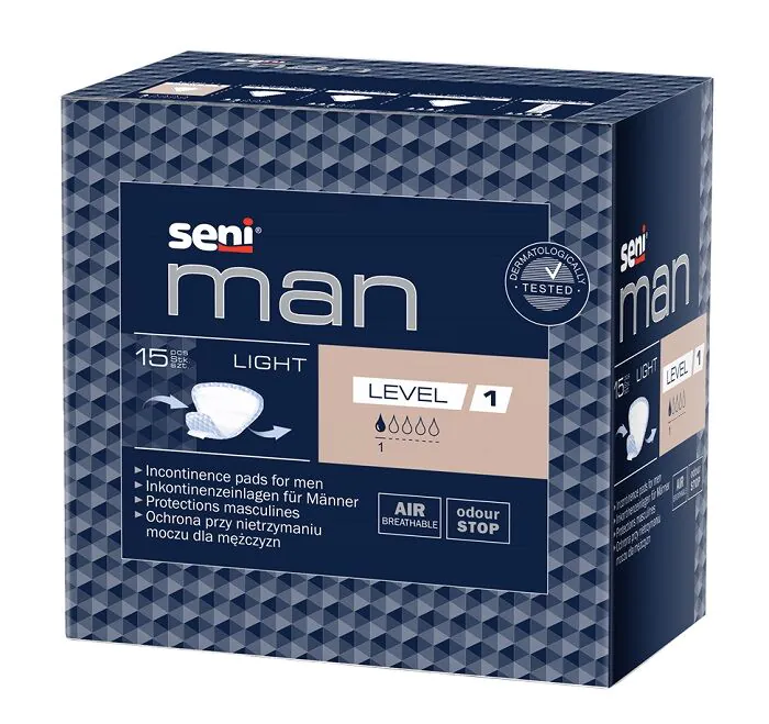 Seni Man Light Level 1, Urološki ulošci za muškarce