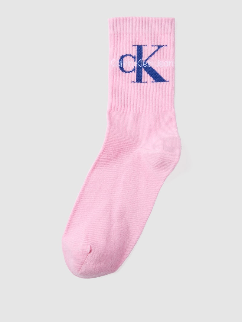 Socken in Ripp-Optik in pink