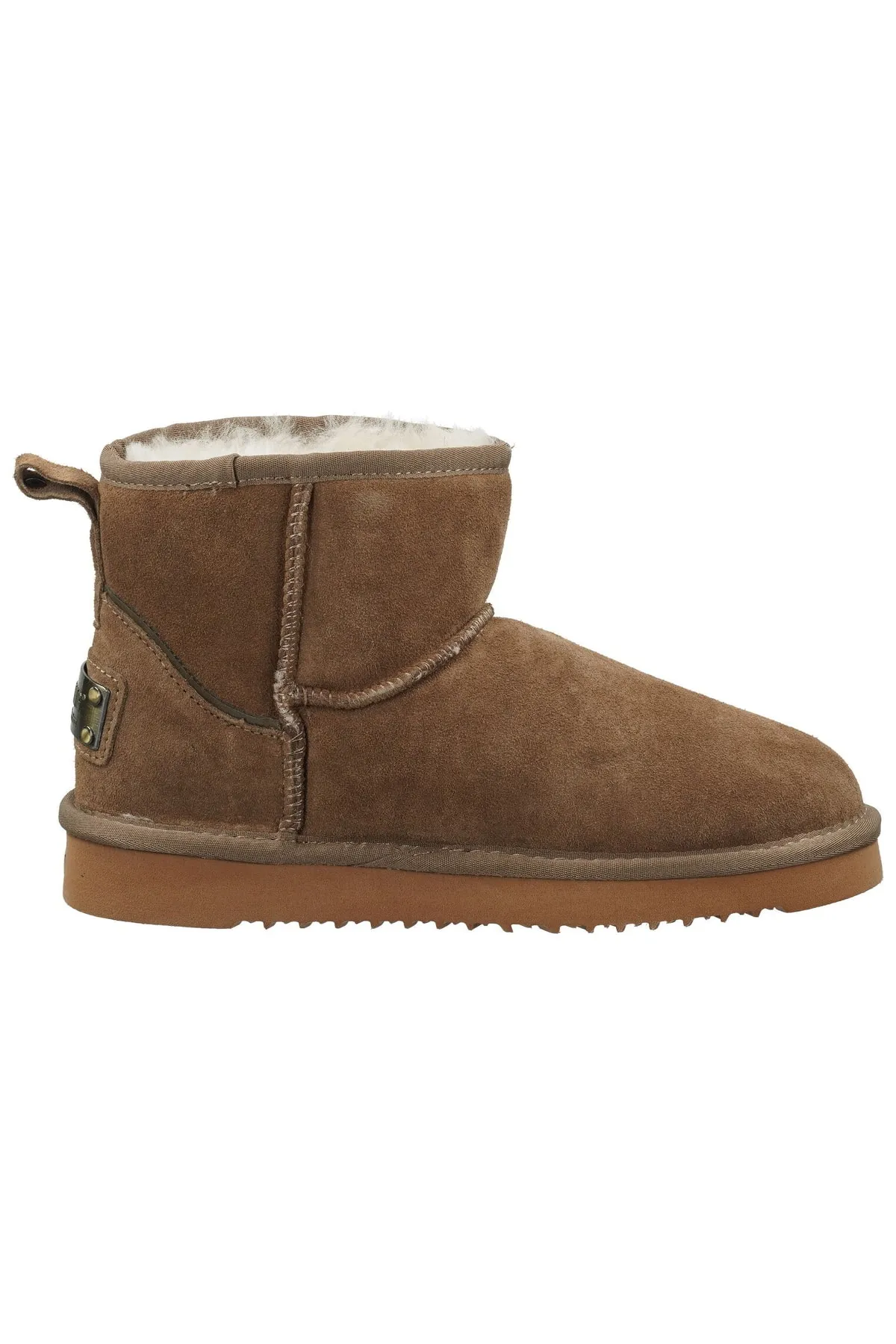 Mustang  Stiefelette - Beige - Flacher Absatz