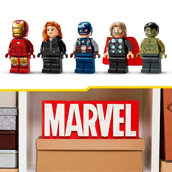 LEGO Marvel 76313 Logo Marvel e minifigure