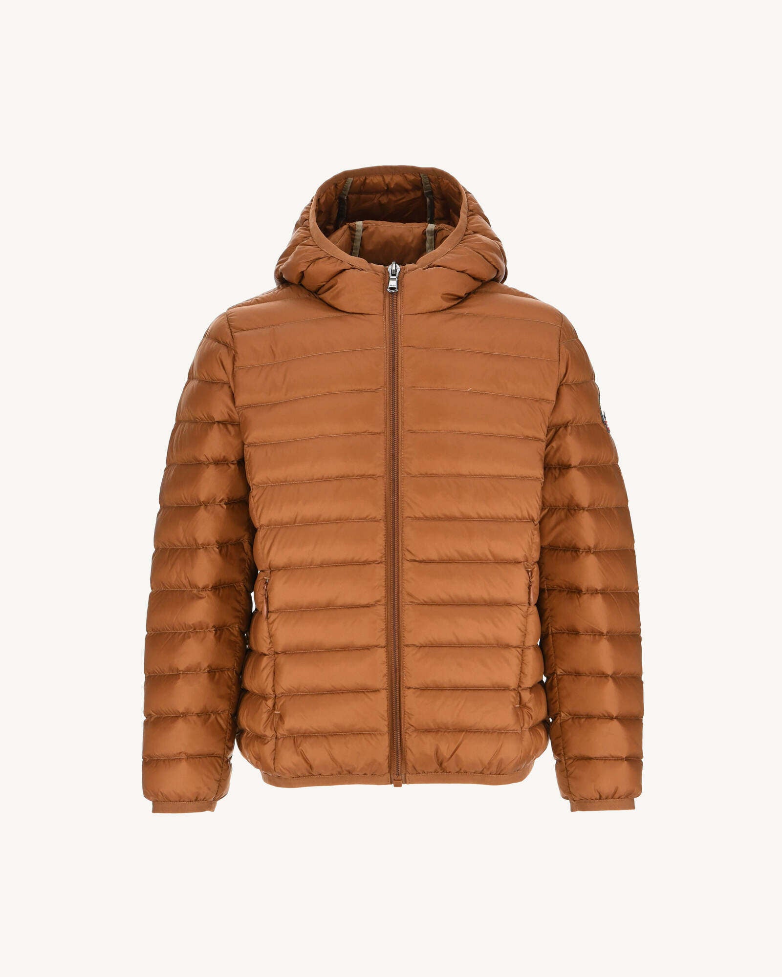 Doudoune légère à capuche enfant Caramel Hugo