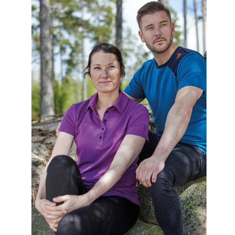 Ivanhoe Evin violettes Damen Poloshirt
