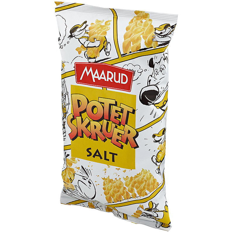 Maarud Potetskruer 90 g salt