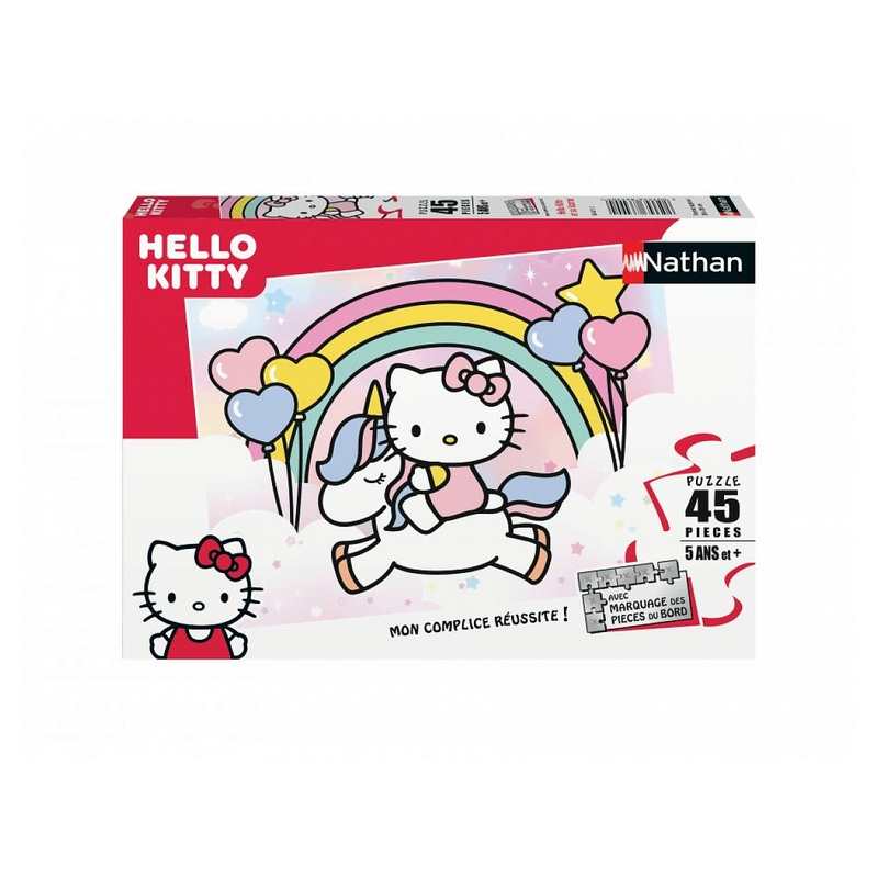 Puzzle Hello Kitty et sa licorne 45 pièces