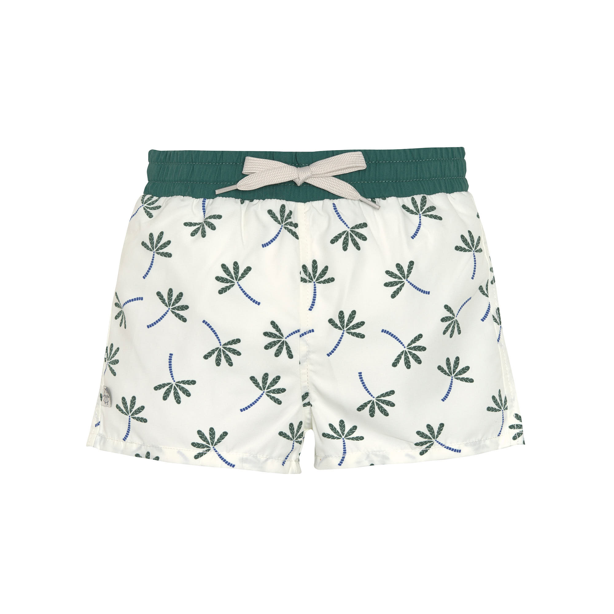 Badehose Baby - Palmen, Weiß