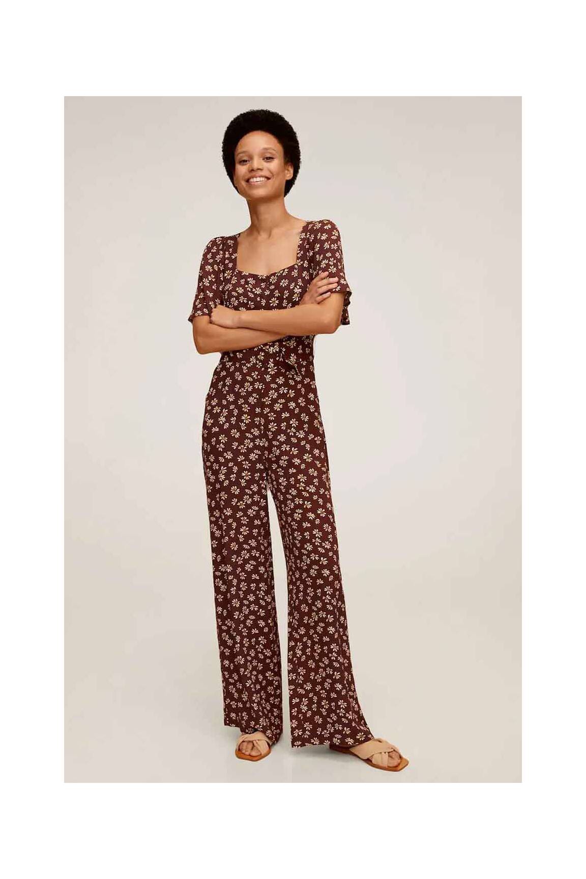 Mango Combinaisons 1 Femme couleur marron