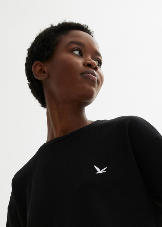 Sweatshirt mit Stickung