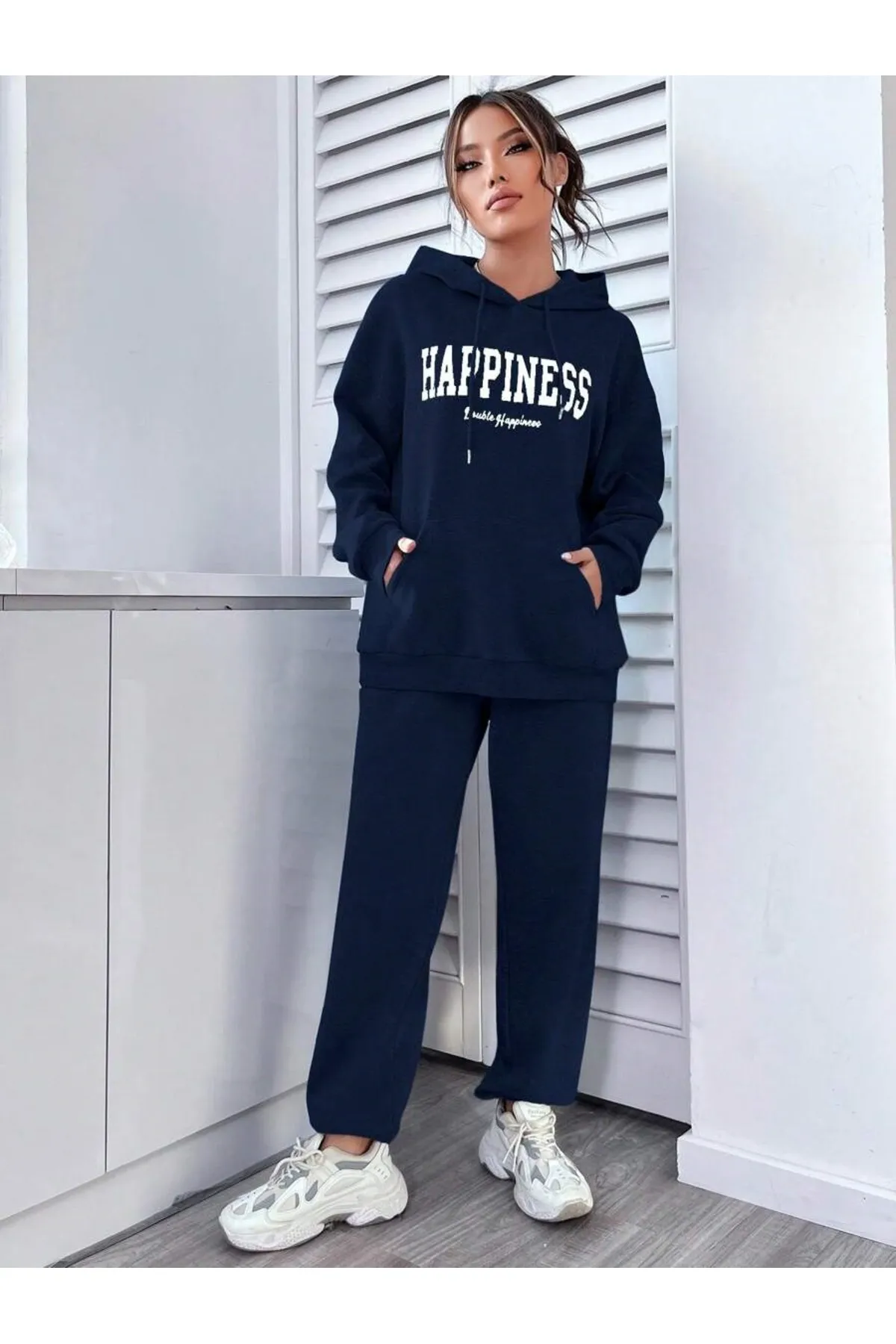 MOONBULL  Sport-Sweatsuit Set - Dunkelblau - Regular Fit