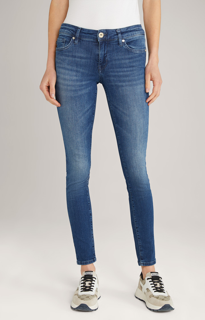 Skinny-Jeans Sue in Dark Blue Washed