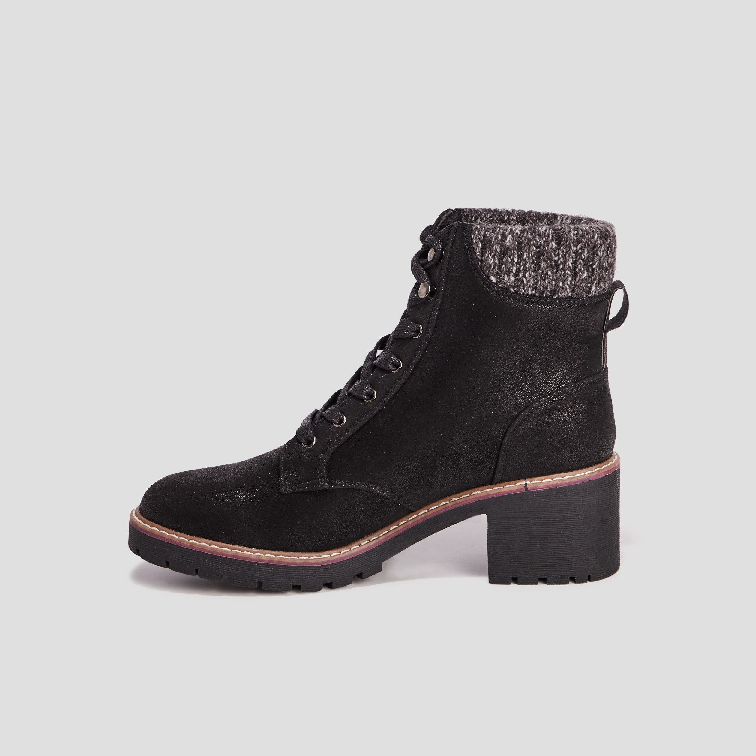 Bottines à talons noir femme | La Halle