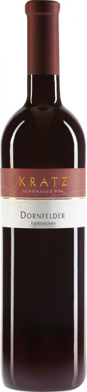 2021 Osthofener Dornfelder halbtrocken - Weingut Kratz - Schönauer Hof