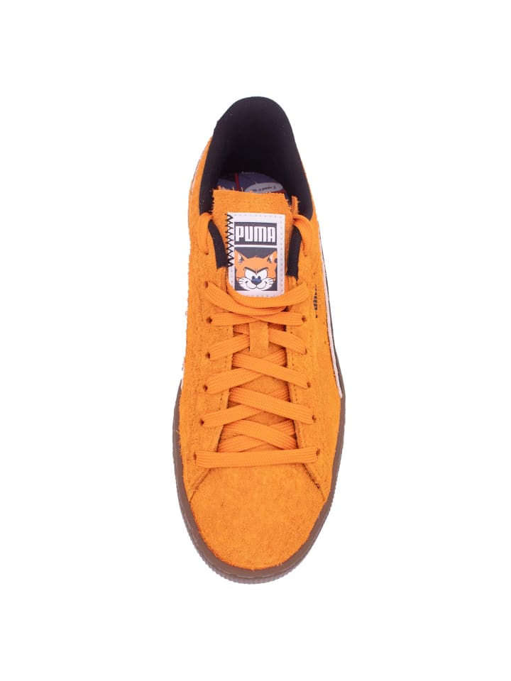 Puma Schuhe Suede The Smurfs Die Schlümpfe in Orange günstig kaufen