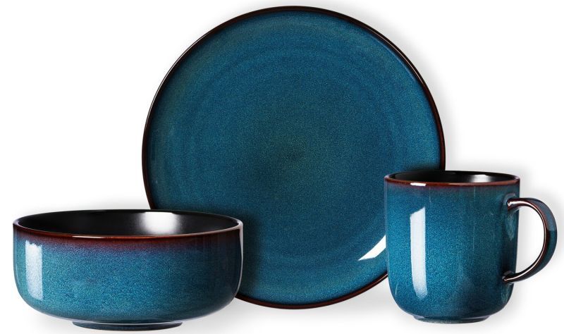 Ritzenhoff & Breker 12-tlg Frühstücksservice Bali Blau