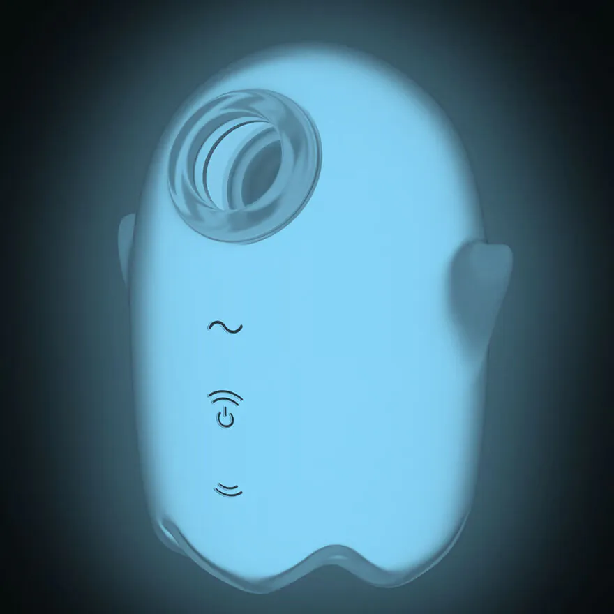 Satisfyer Glowing Ghost Intimmassageapparat Hvid