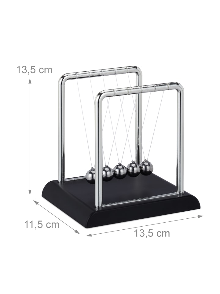 relaxdays Newton Pendel in Silber günstig kaufen onesize