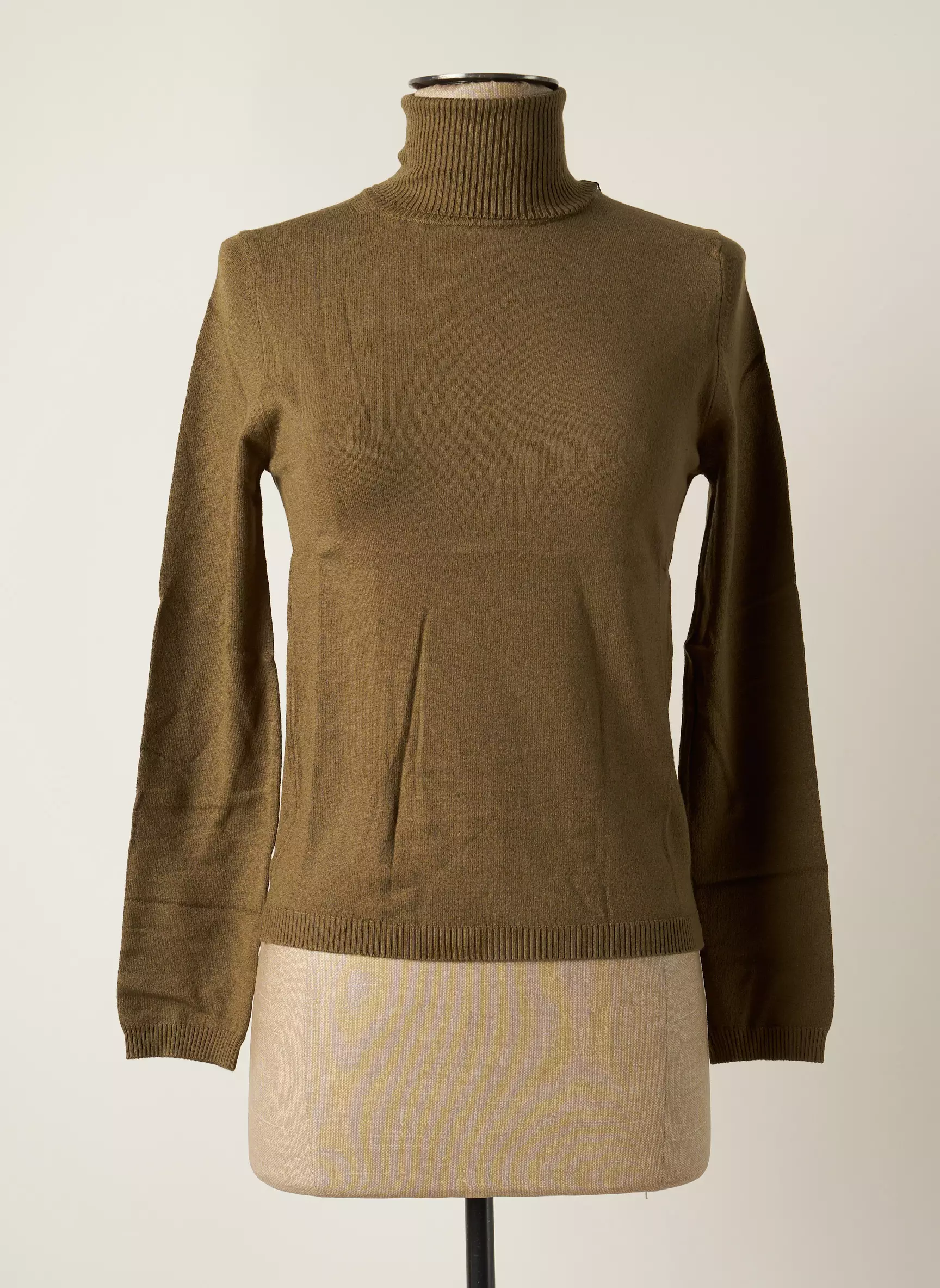 Stefan Green Cols Roules Femme couleur vert
