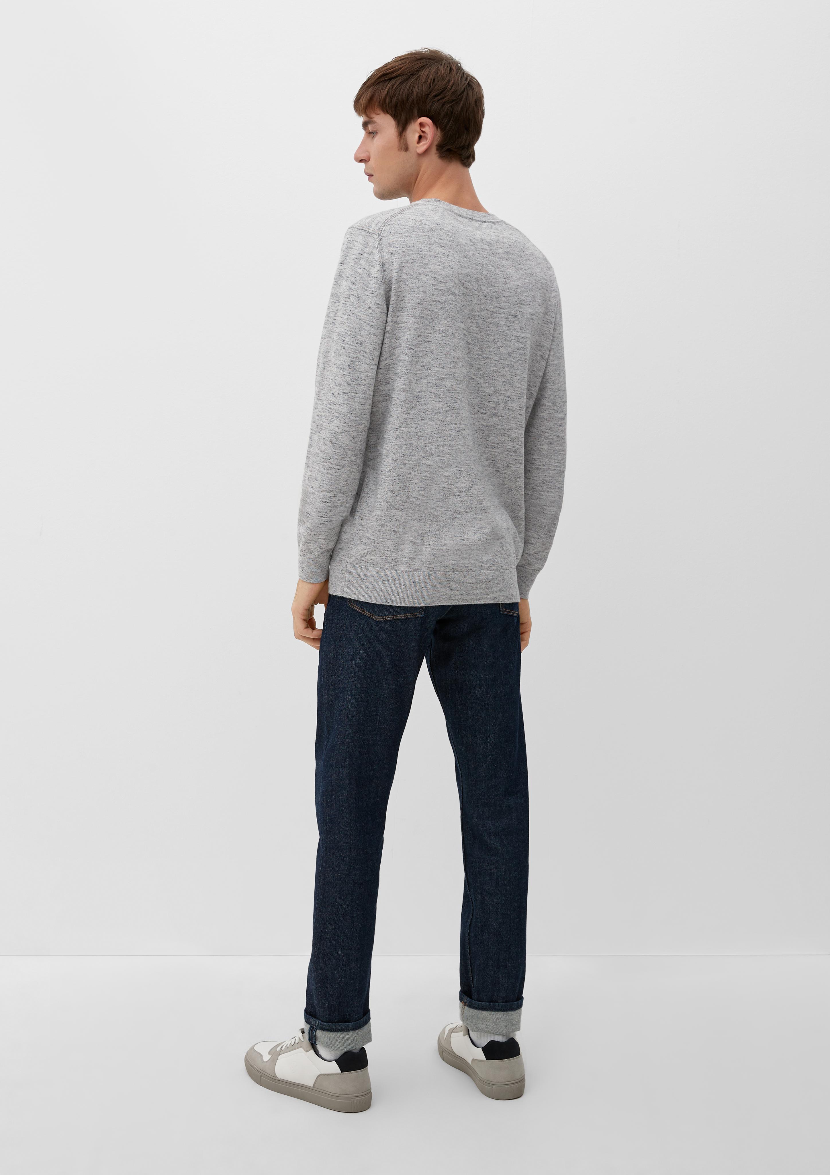 Strickpullover in melierter Optik  2124527-97W1
