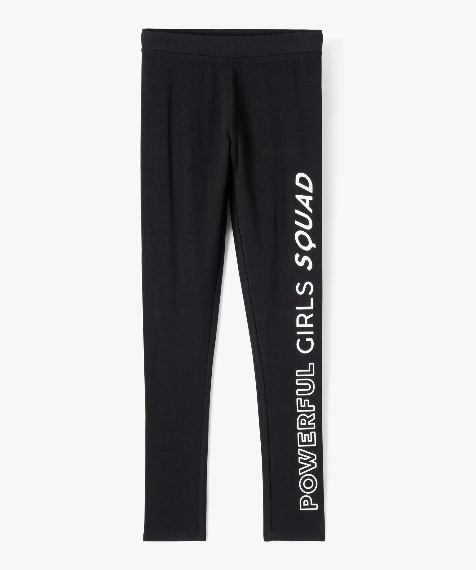 Leggings de sport en maille fine fille noir | GEMO