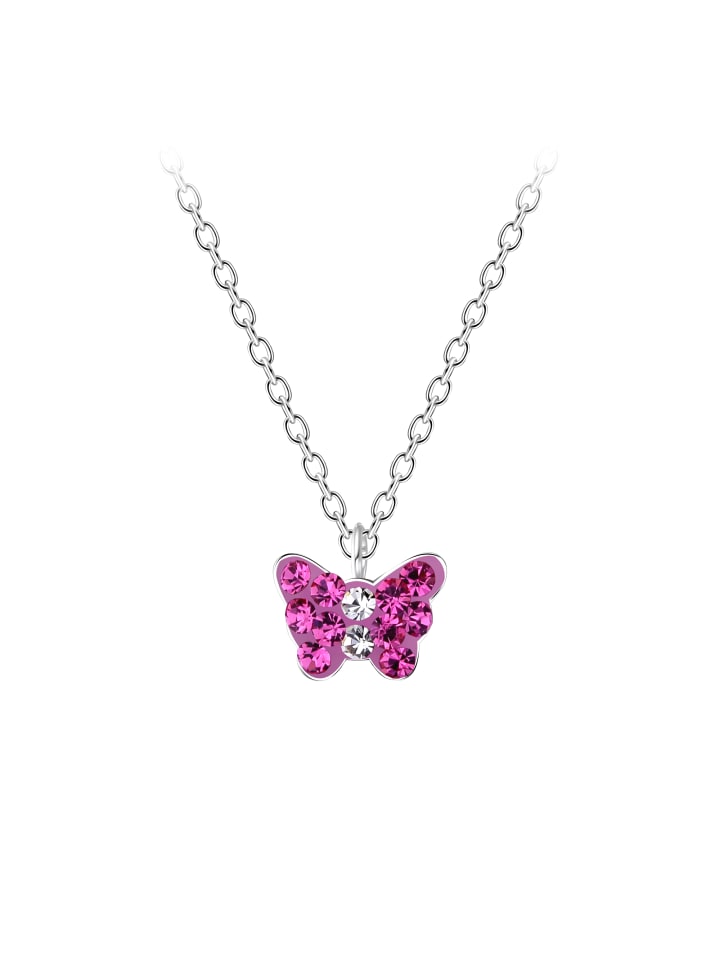 Alexander York Kette mit Anhänger SCHMETTERLING in 925 Sterling Silber, 2-tlg. günstig kaufen onesize