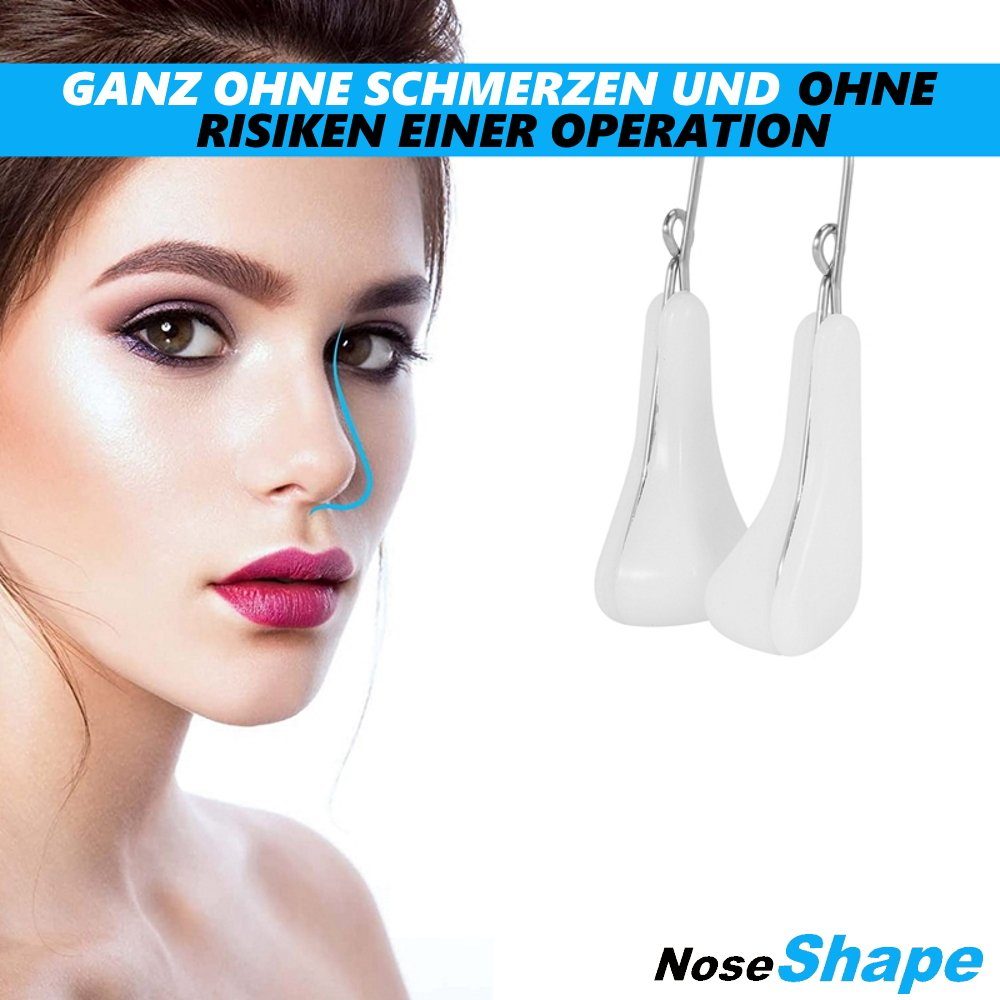 MAVURA Nasenpflaster NoseShape Nasenformer Nose Shaper Clip Nasenlifterclip, Nasenclip Nasenheber Beauty Clips Silikon Nasenbrücke Nasenklammer