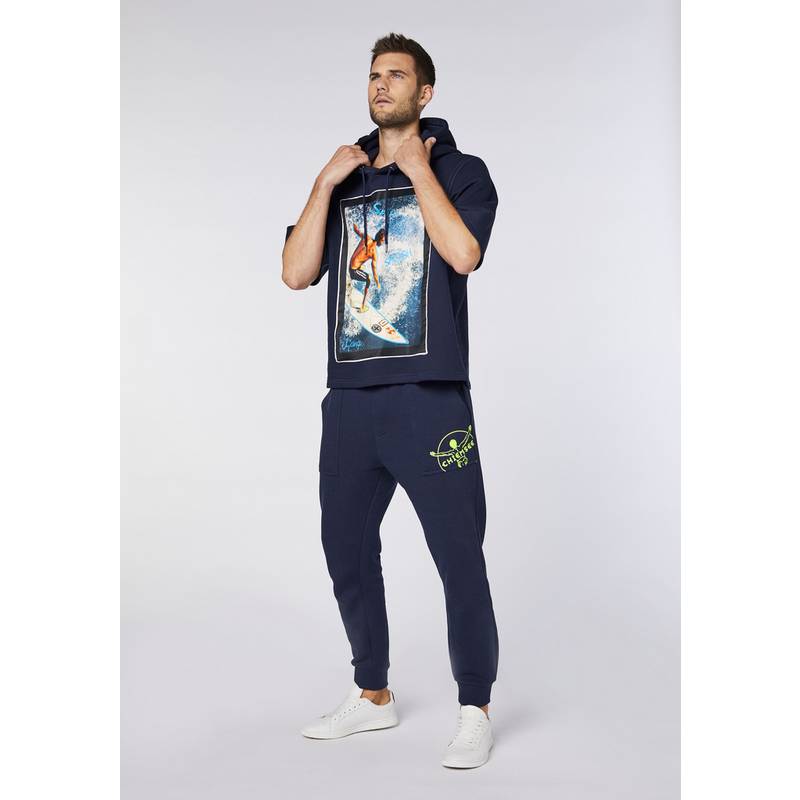 Chiemsee Kurzarm-Hoodie Sweatshirt Herren