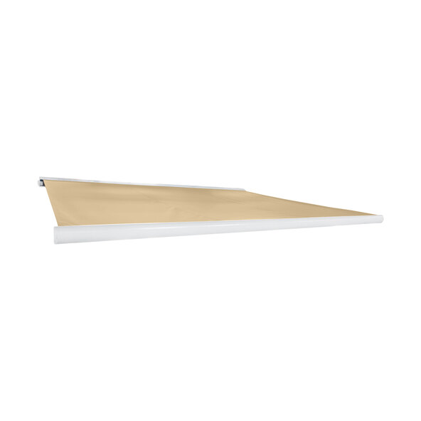 LED-Vollkassettenmarkise ELOS V2 inkl. Windsensor sandfarben, 400 x 300 cm