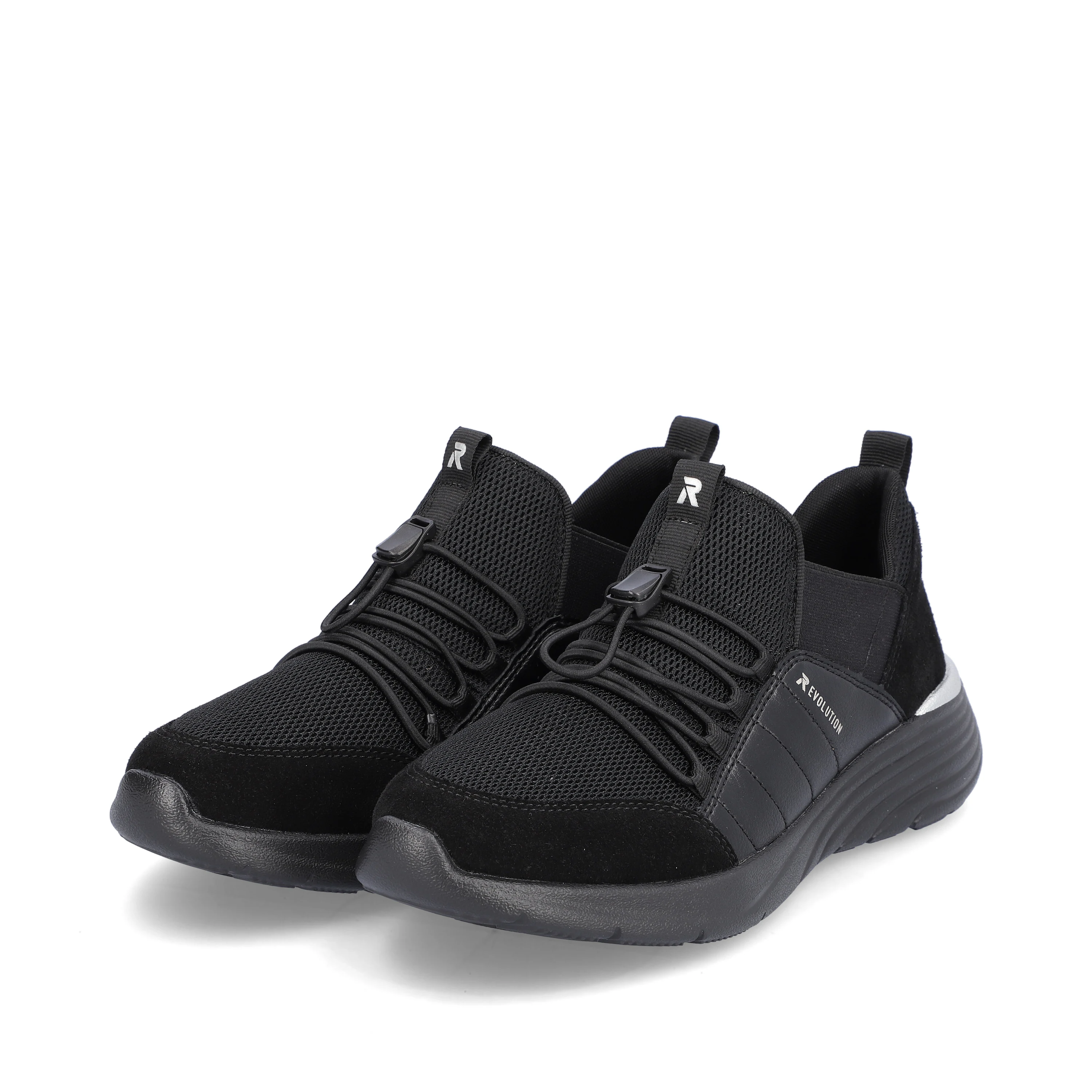 Rieker Damen Slipper shadow black