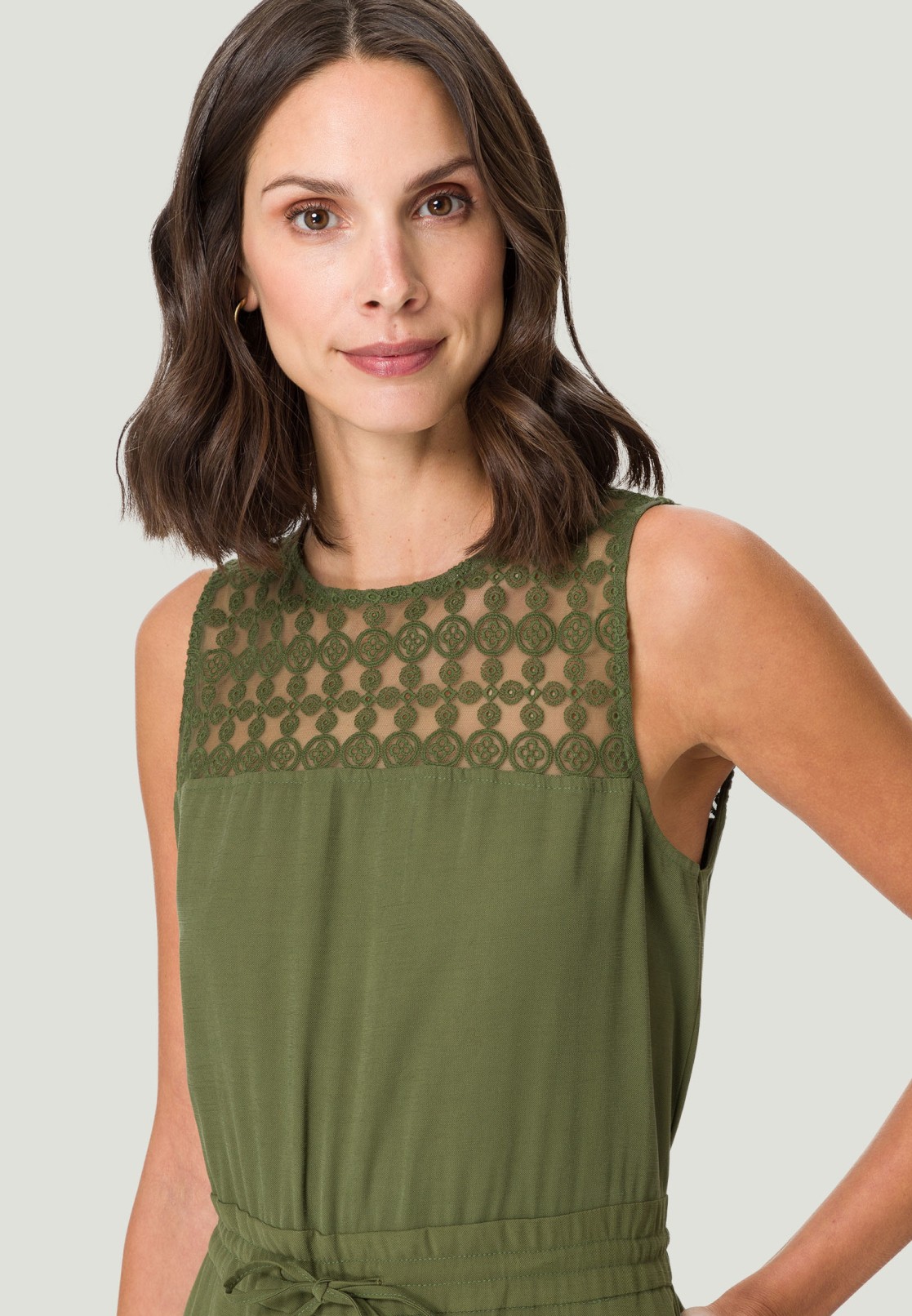 Jumpsuit mit Spitze