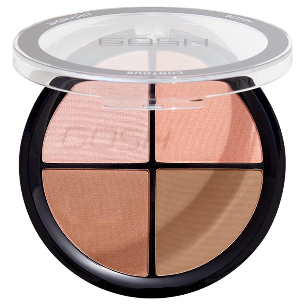 gosh copenhagen Contour'n Strobe Kit Palette 4 en 1 pour le contouring