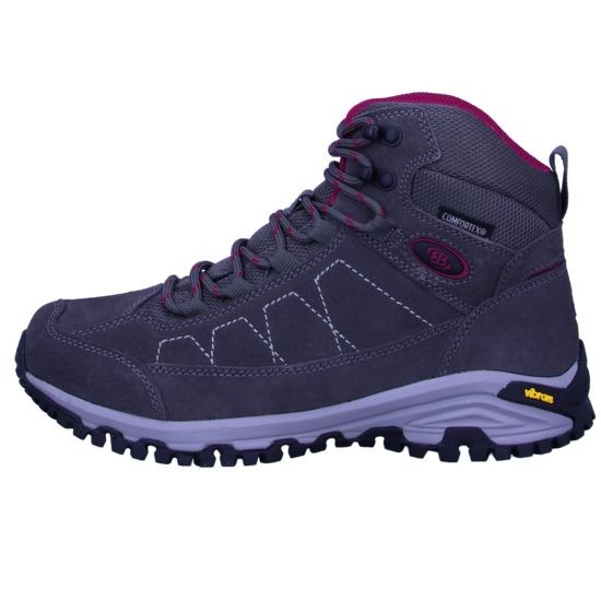 BRÜTTING Wanderschuhe grau grau/bordeaux 36