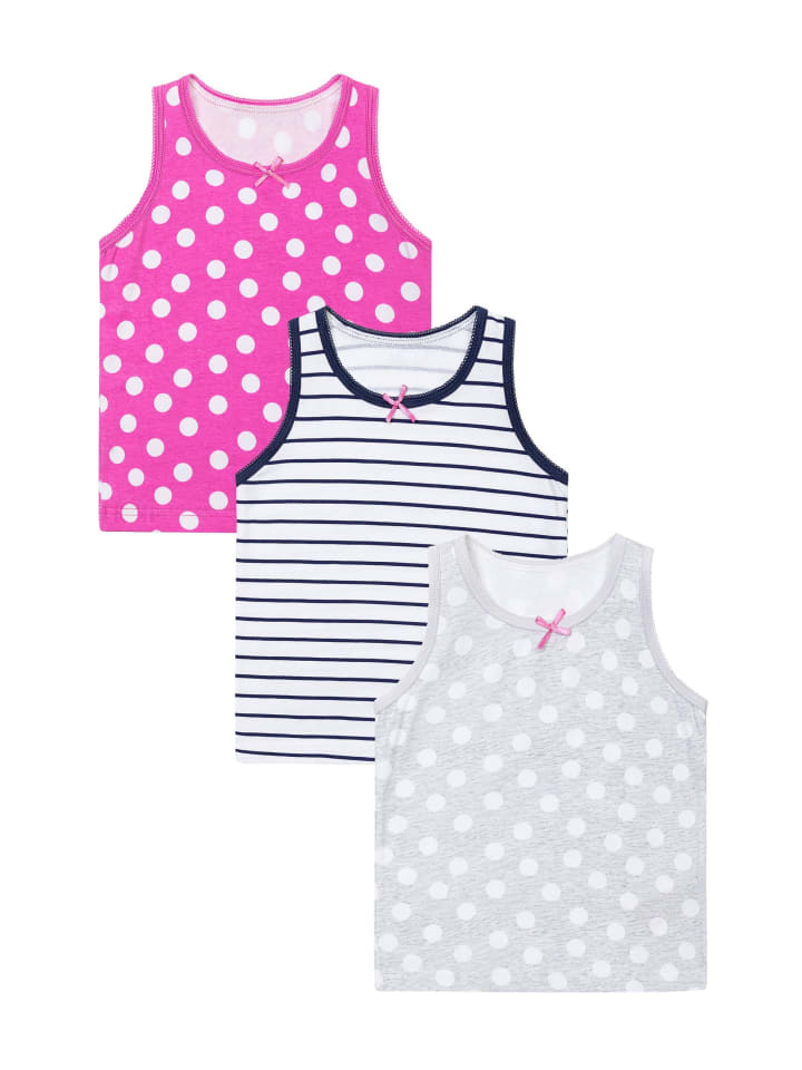Minoti 3er. Set: Unterhemd 12NICKS 16 in rosa günstig kaufen