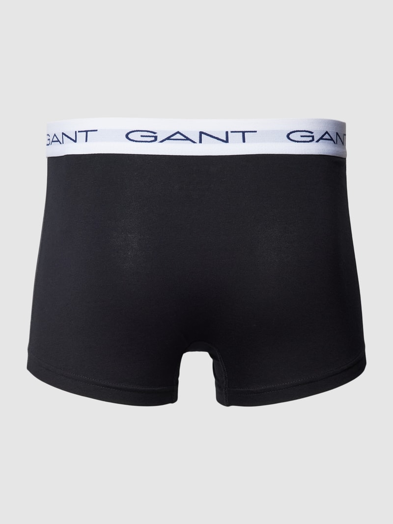 Trunks mit elastischem Logo-Bund im 3er-Pack in schwarz