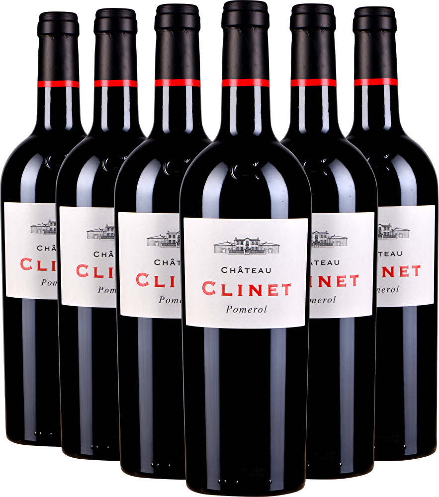 Château Clinet 6 Flaschen Château Clinet 2022 in Holzkiste