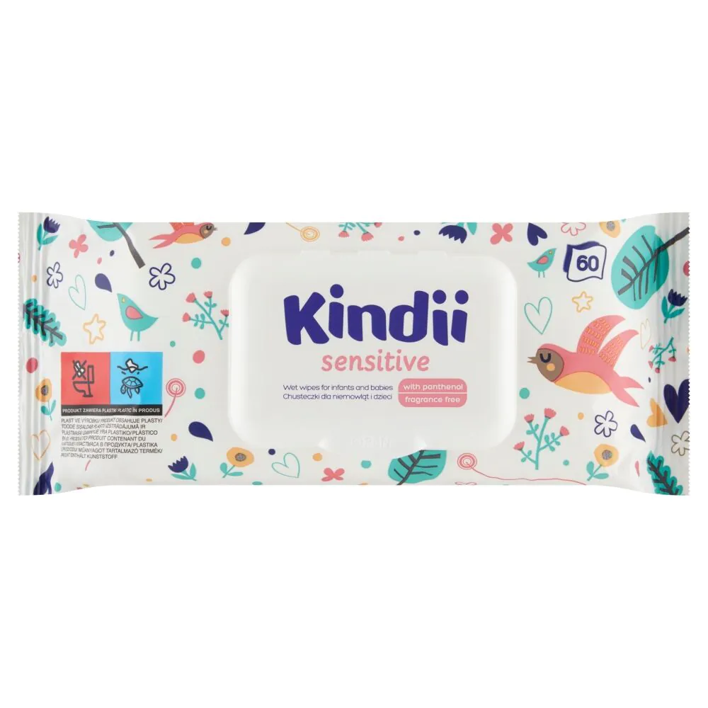Cleanic Kindii Sensitive Baby- og Børneservietter
