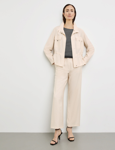 Leichte Blazerjacke mit Tunnelband