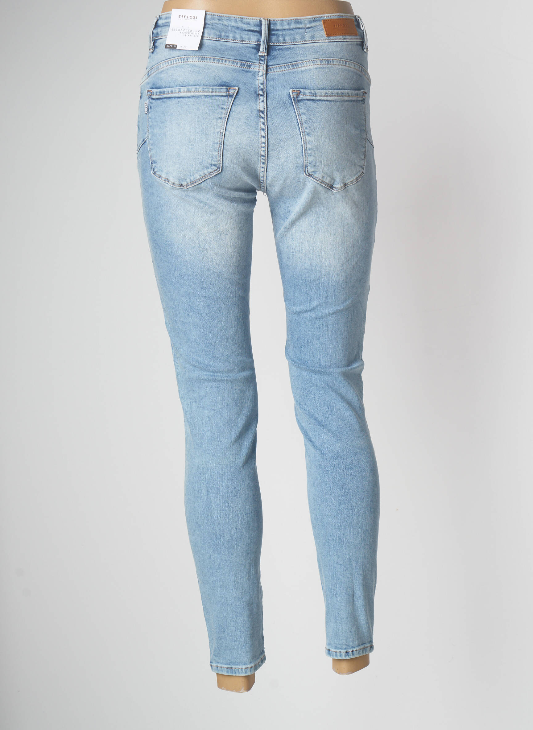 Tiffosi Jeans Coupe Slim Femme couleur bleu