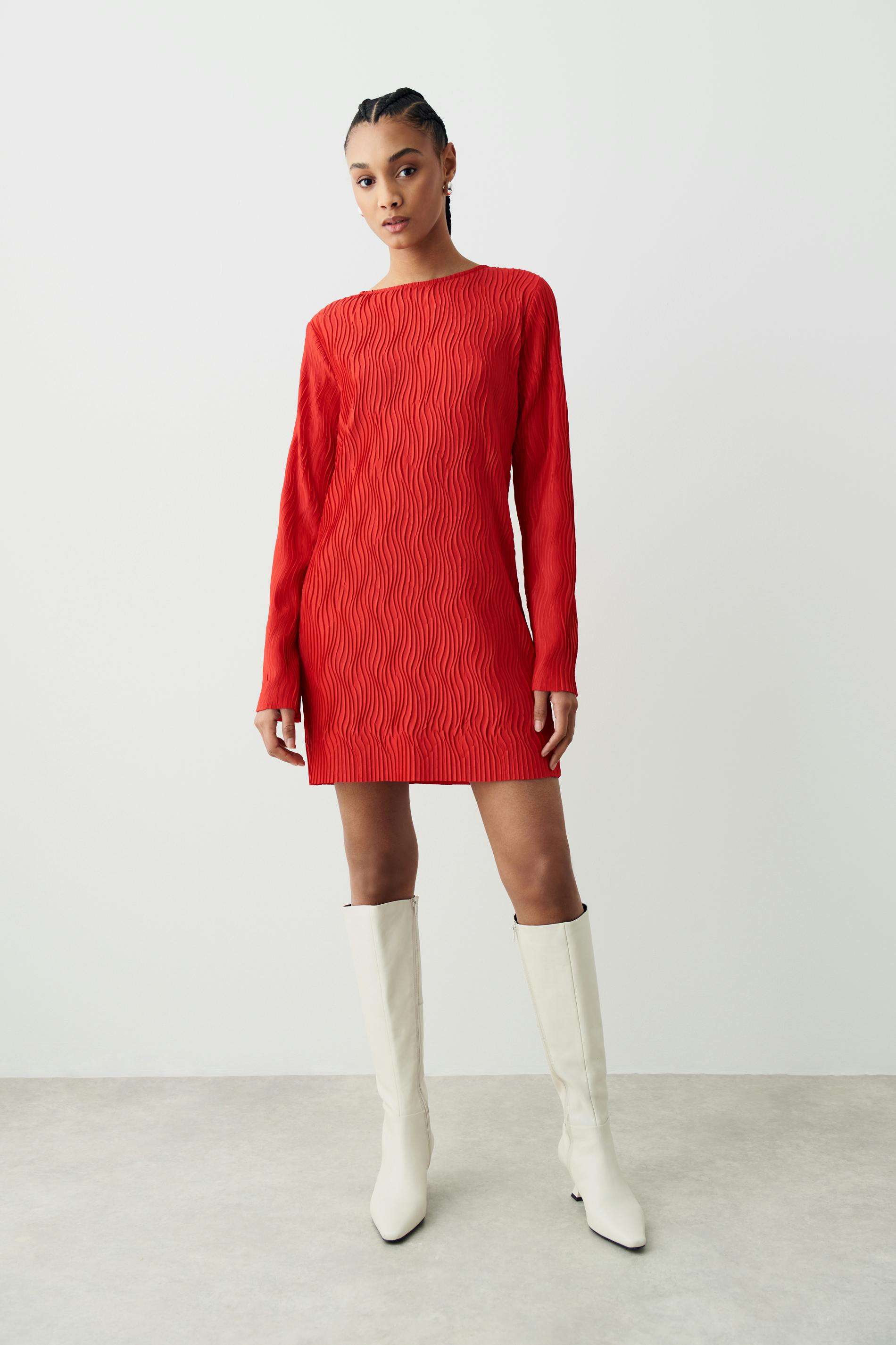 Plisse dress