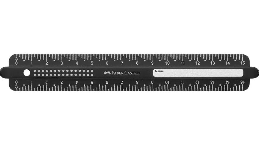 FABER-CASTELL Lineal Dots 15cm sortiert