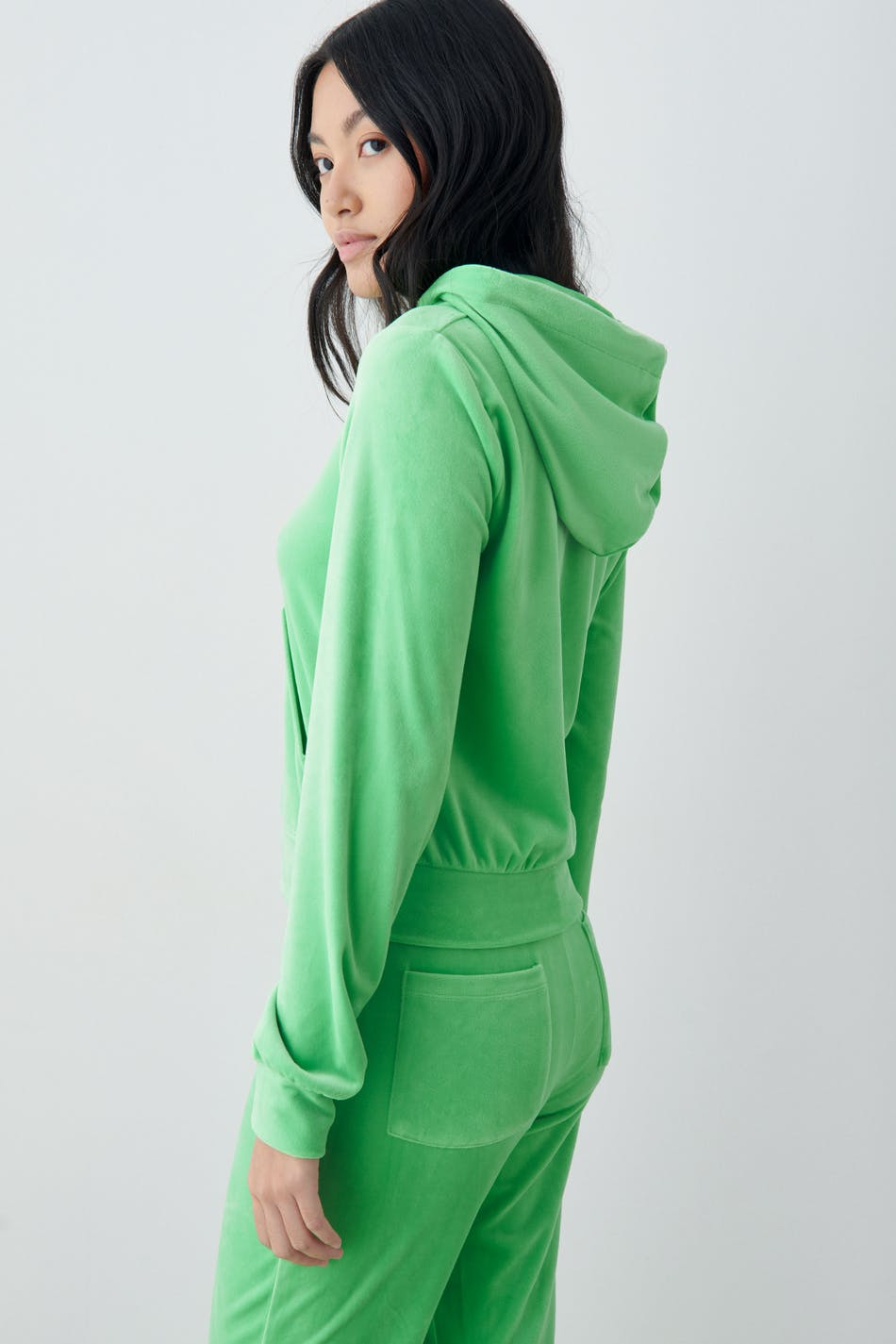 Velour hoodie