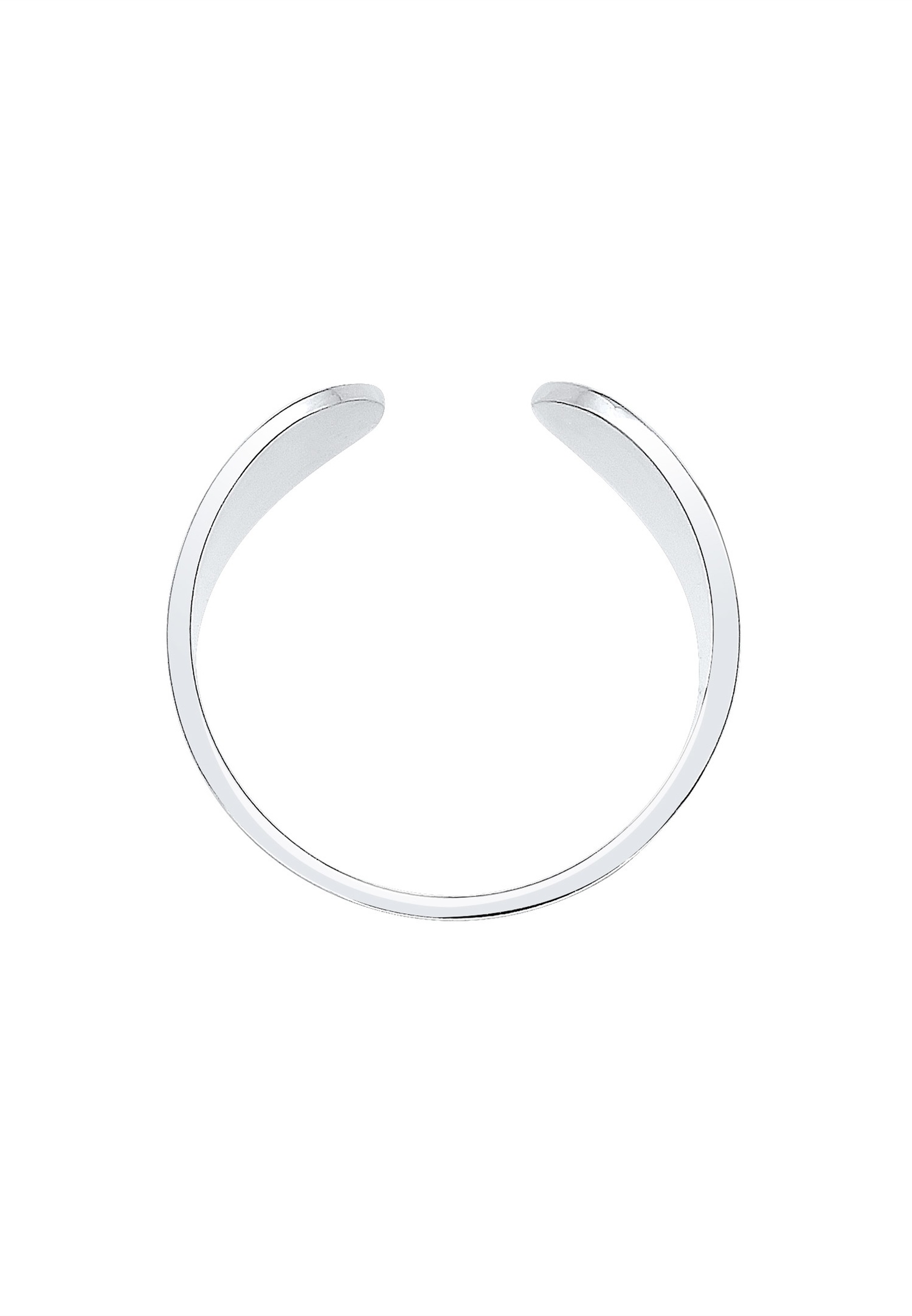 Elli Bandring Offen Matt Blogger Verstellbar 925 Silber